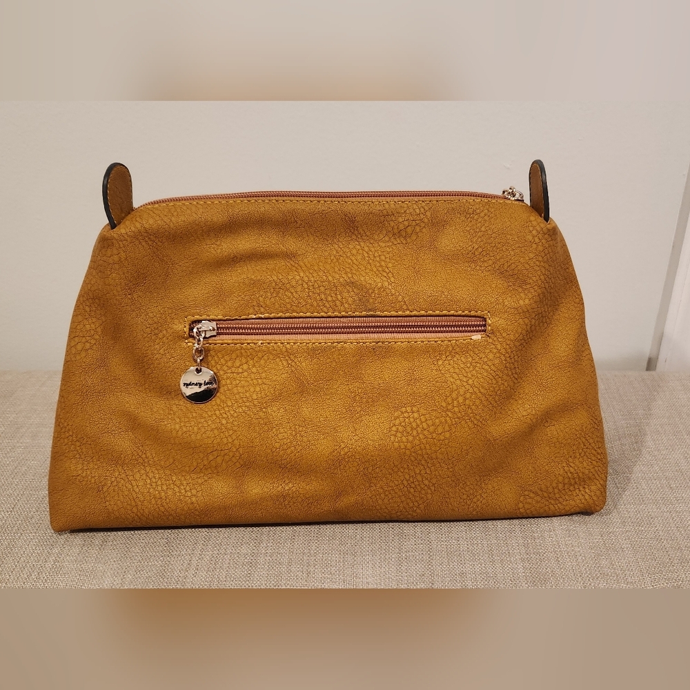 Sydney Love Mustard Textured Cosmetic Bag